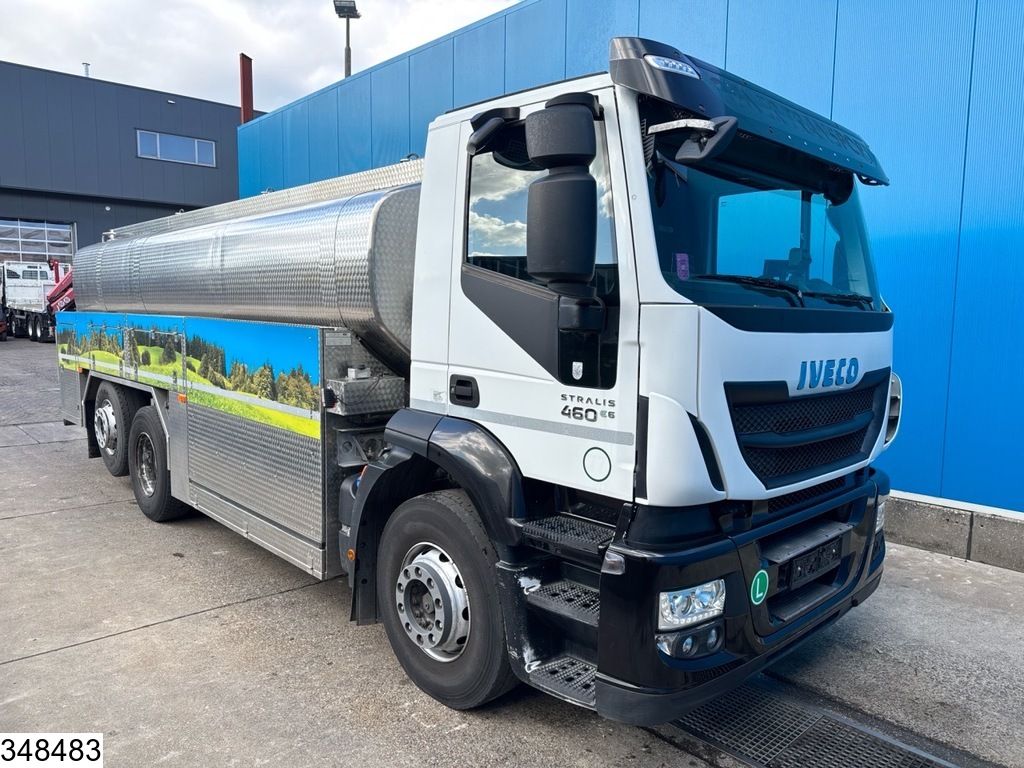 Iveco Stralis 460 6x2, EURO 6, 15,900 litres, Milk, Retarder