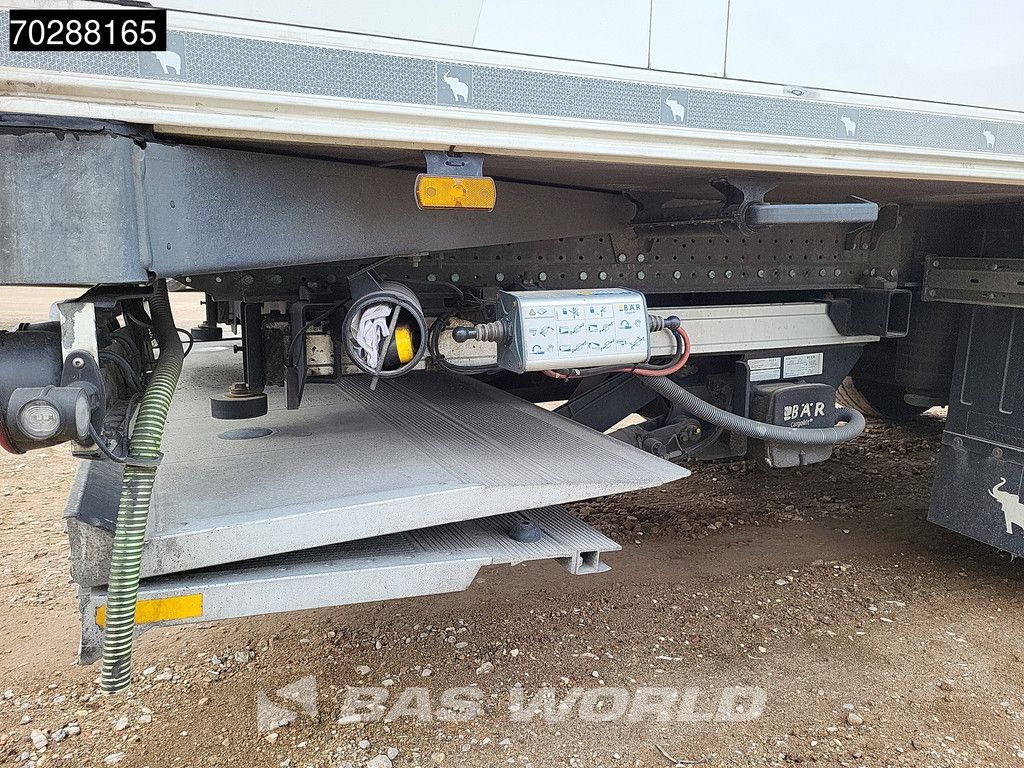 Schmitz Carrier Vector HE 19 MT 3 axles Ladebordwand Blumenbreit Schiebewand ATP-FRC