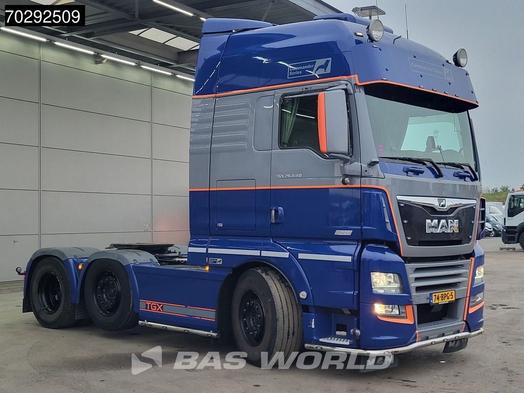 MAN TGX 26.640 6X2 Commander Series! 80% Tyres! NL-Truck APK 04-2026 Lift+Lenkachse Standklima Xenon ACC Navi Euro 6