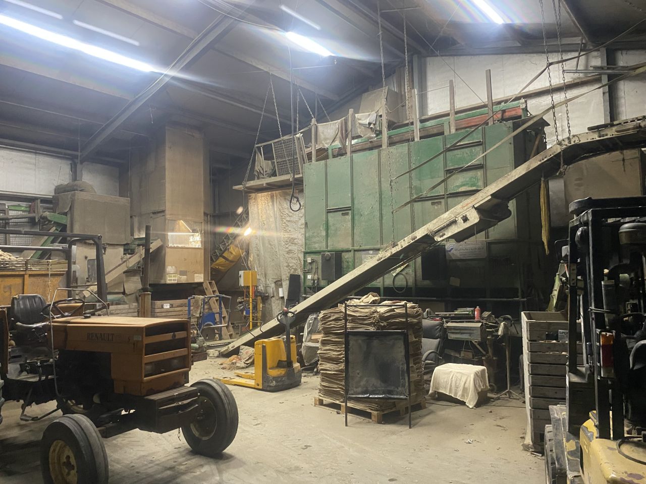 Voorsorteren en bunkersorteerder compleet.