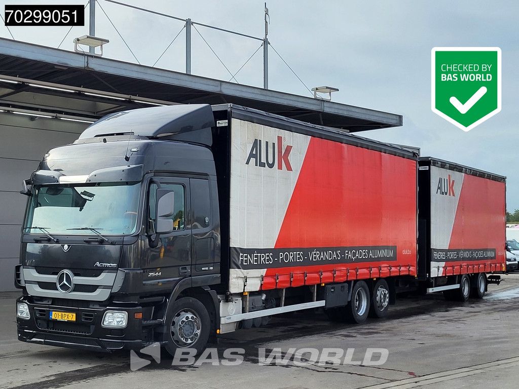 Mercedes Actros 2544 6X2 NL-Combi Siding roof Lift-Axle Forklift preparation Automatic Euro 5