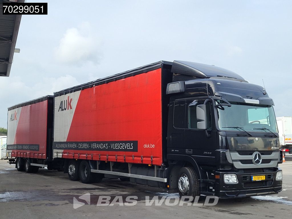 Mercedes Actros 2544 6X2 NL-Combi Siding roof Lift-Axle Forklift preparation Automatic Euro 5