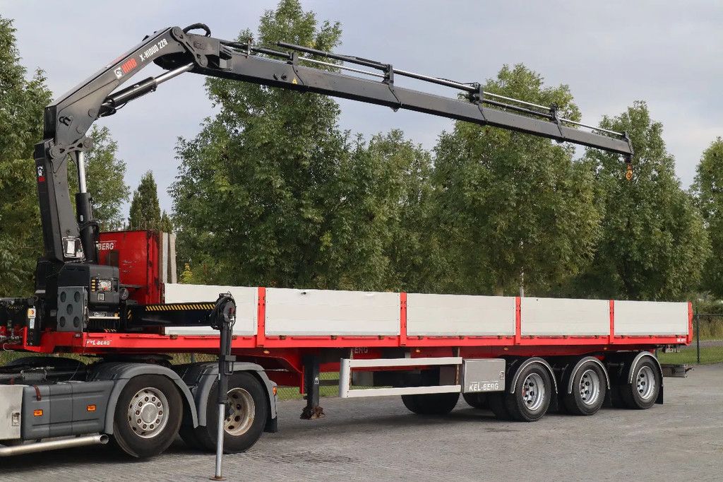Kelberg HIAB 228-4 | 3 AXLE | LIFT AXLE | 2X STEERING | KRAN / CRANE