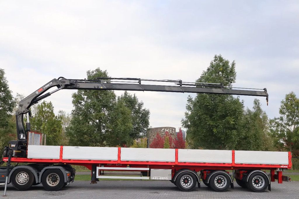 Kelberg HIAB 228-4 | 3 AXLE | LIFT AXLE | 2X STEERING | KRAN / CRANE