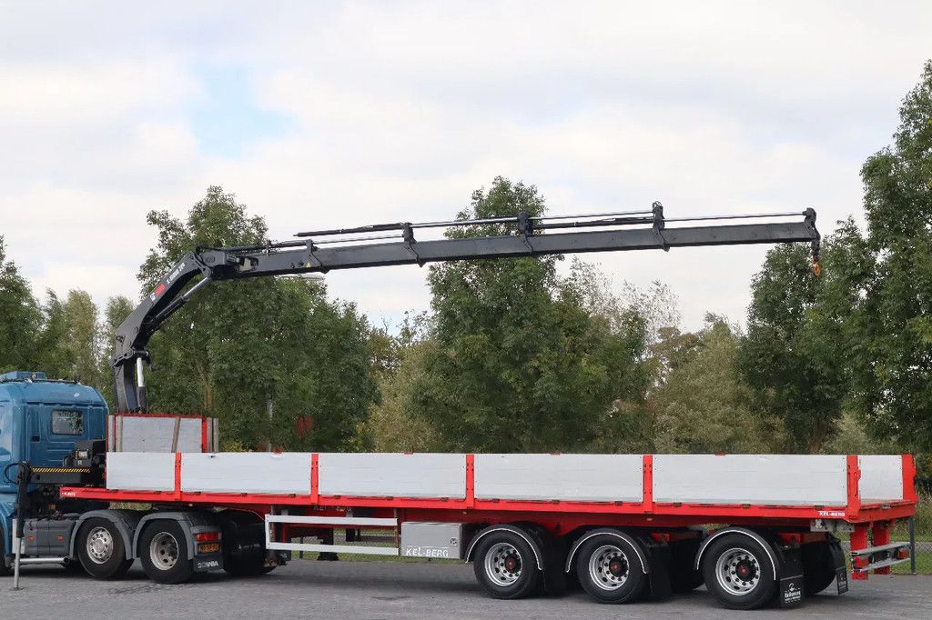 Kelberg HIAB 228-4 | 3 AXLE | LIFT AXLE | 2X STEERING | KRAN / CRANE