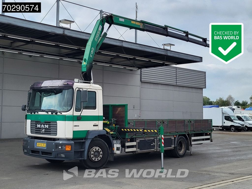 MAN 18 M 18.224 4X2 NL-Truck APK Fassi F150A.24 Kran Crane Manual Euro 2