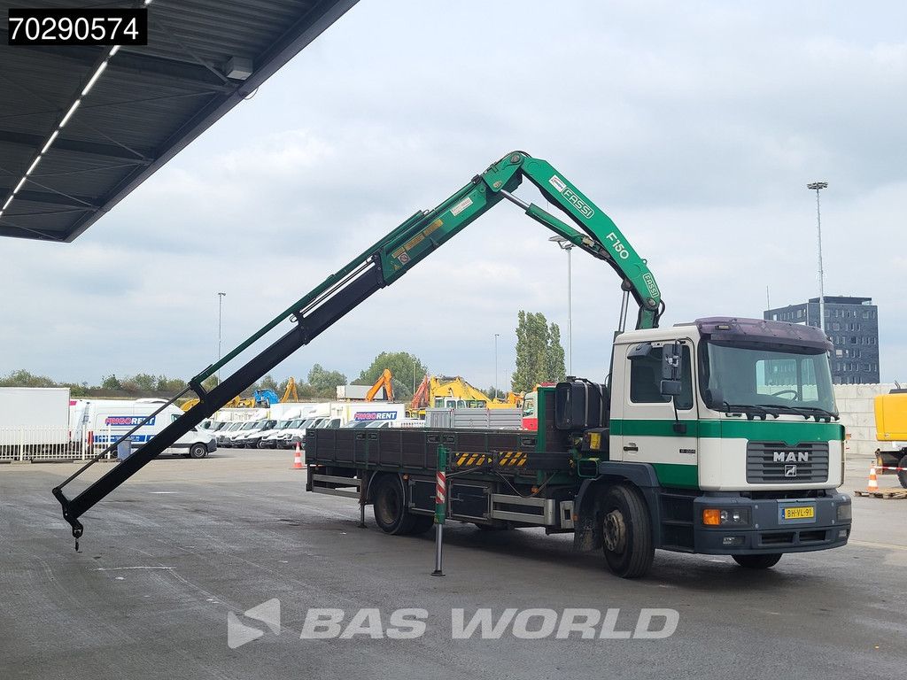 MAN 18 M 18.224 4X2 NL-Truck APK Fassi F150A.24 Kran Crane Manual Euro 2