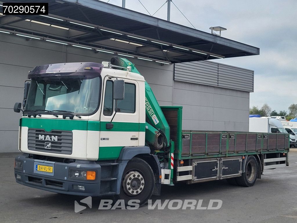 MAN 18 M 18.224 4X2 NL-Truck APK Fassi F150A.24 Kran Crane Manual Euro 2