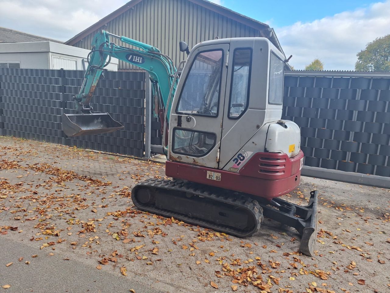 Ihi 28J mini graafmachine kubota hitachi bobcat