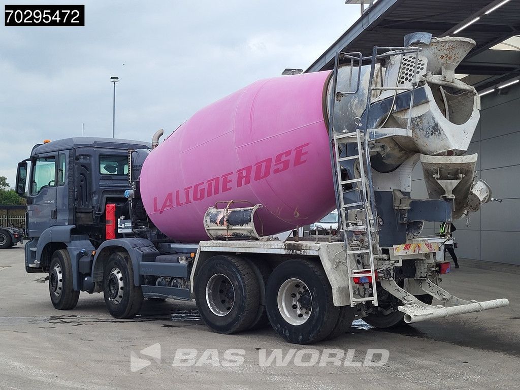 MAN TGS 32.430 8X4 9m3 Stetter Steelsuspension Euro 6