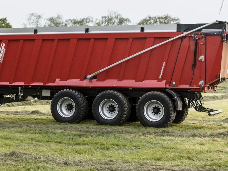 Krampe Rambody 900 (AS 900) 28 ton capacity push off trailer, hydr. tai