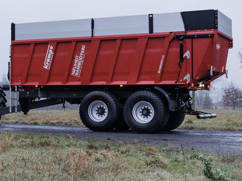 Krampe Rambody 680 (AS 680) 20 ton capacity premium push off trailer, 3