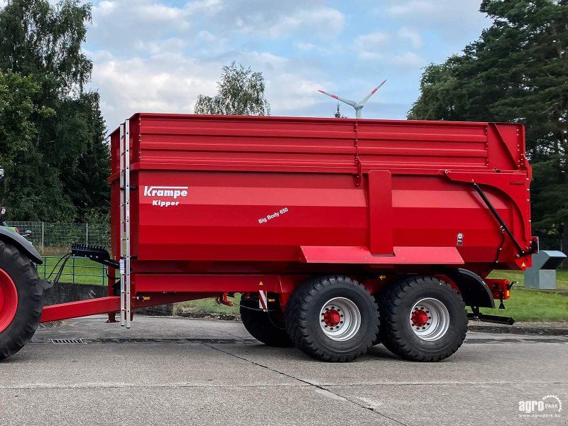 Krampe Big Body 650 (BB 650) 21 tons capacity, 30,5 m3, 60 cm extension