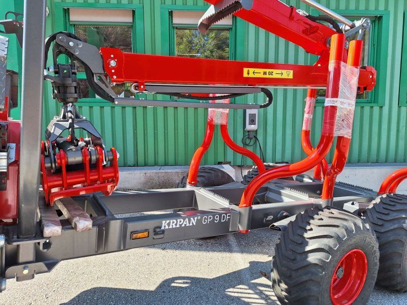 Krpan GP 9 DF mit Forstkran GD 7,6 K, pm. Bremse