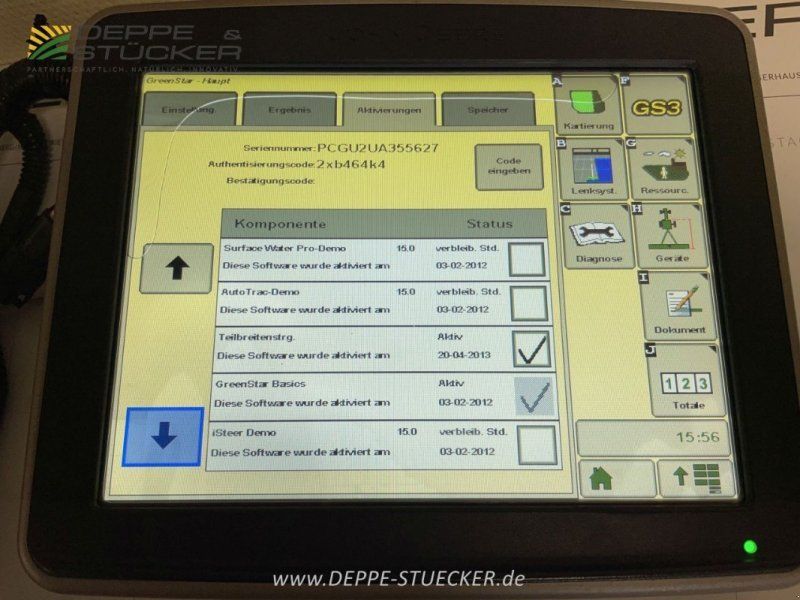 John Deere GreenStar 3 2630 Display