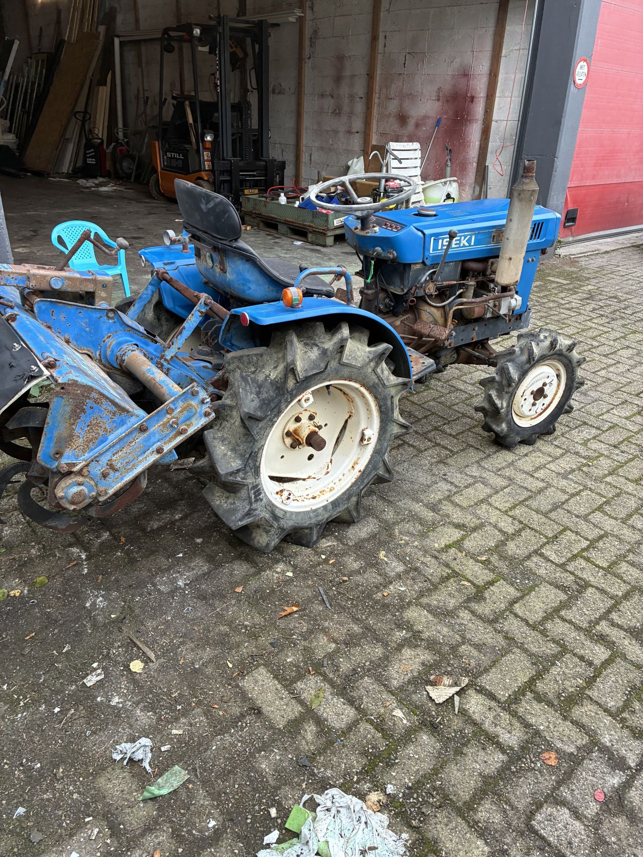 Iseki tx1500 met grondfrees