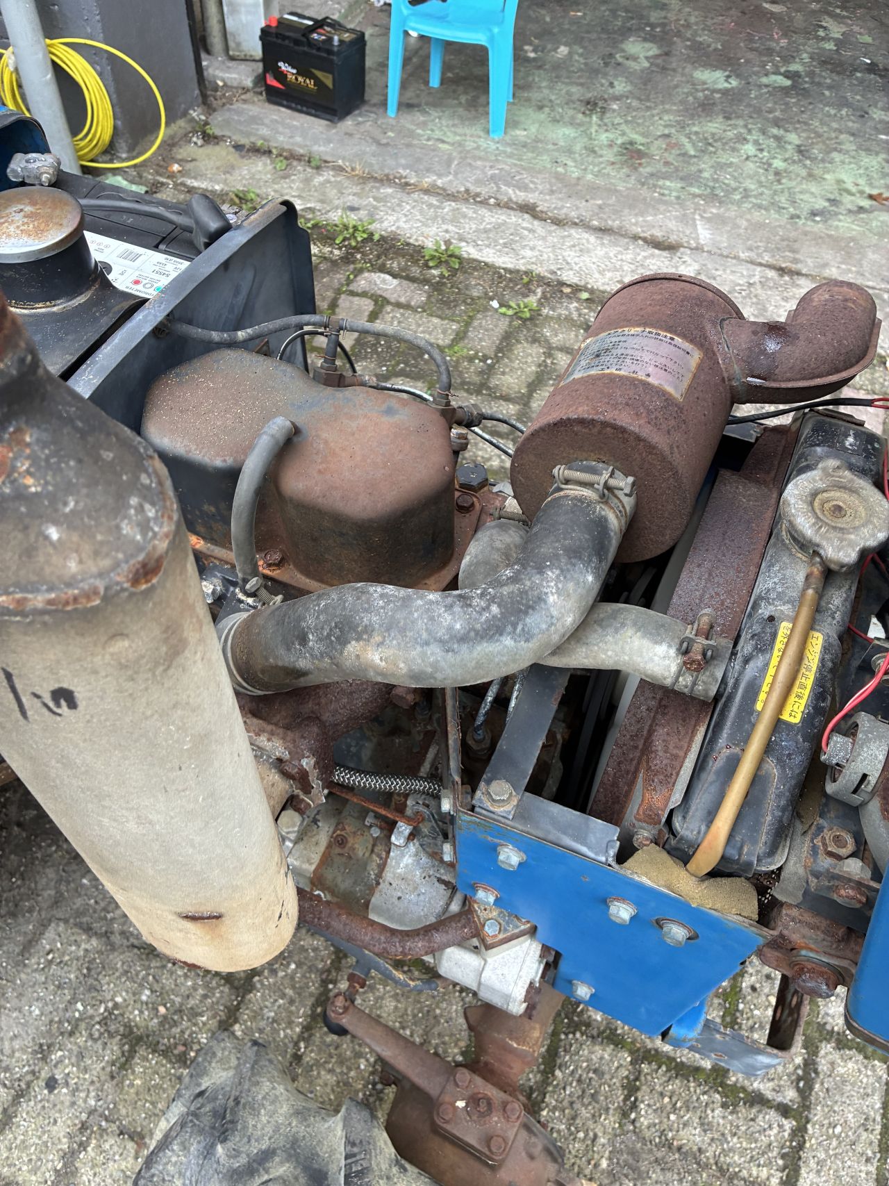 Iseki tx1500 met grondfrees