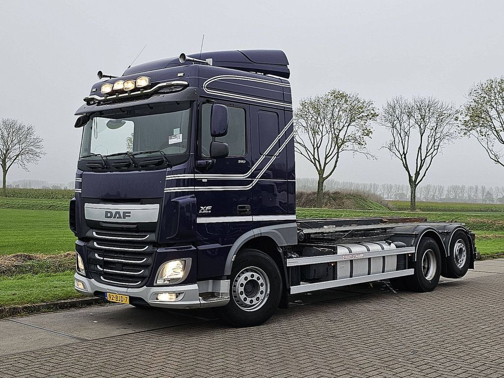 DAF XF 510 6x2 fan steeraxle