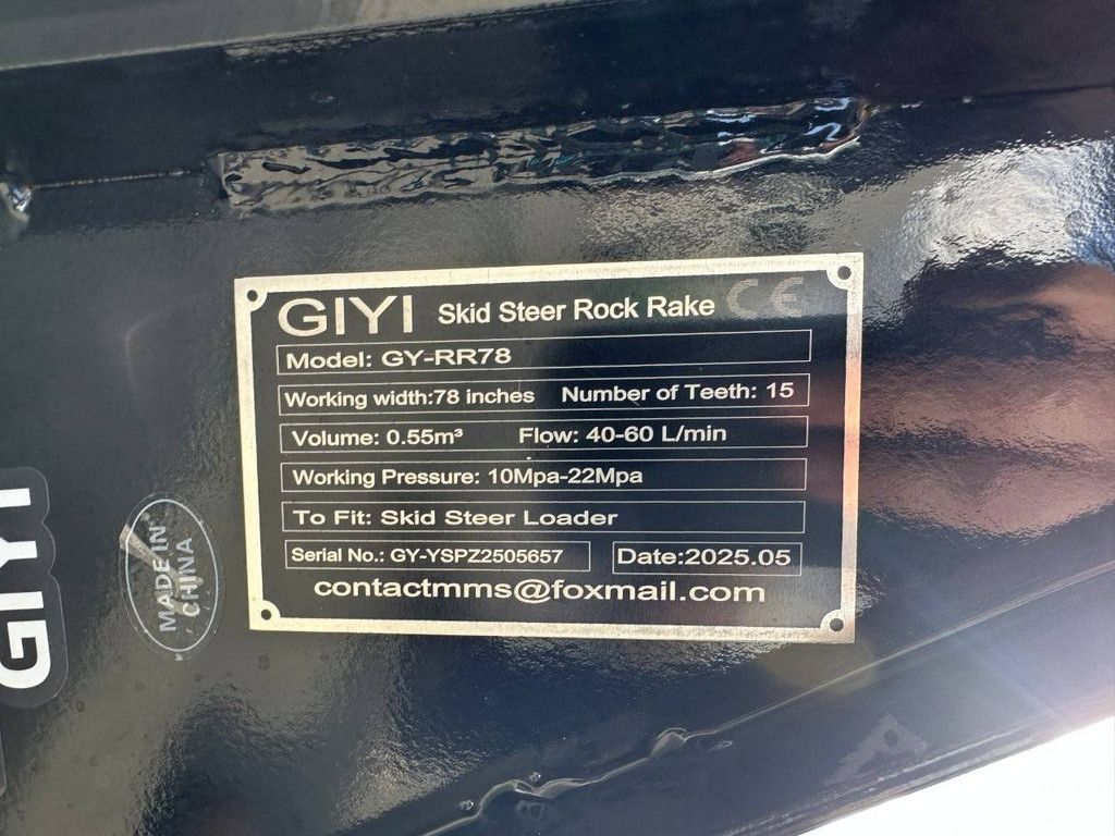 Stone picker GIYI GY-RR78 2025 New