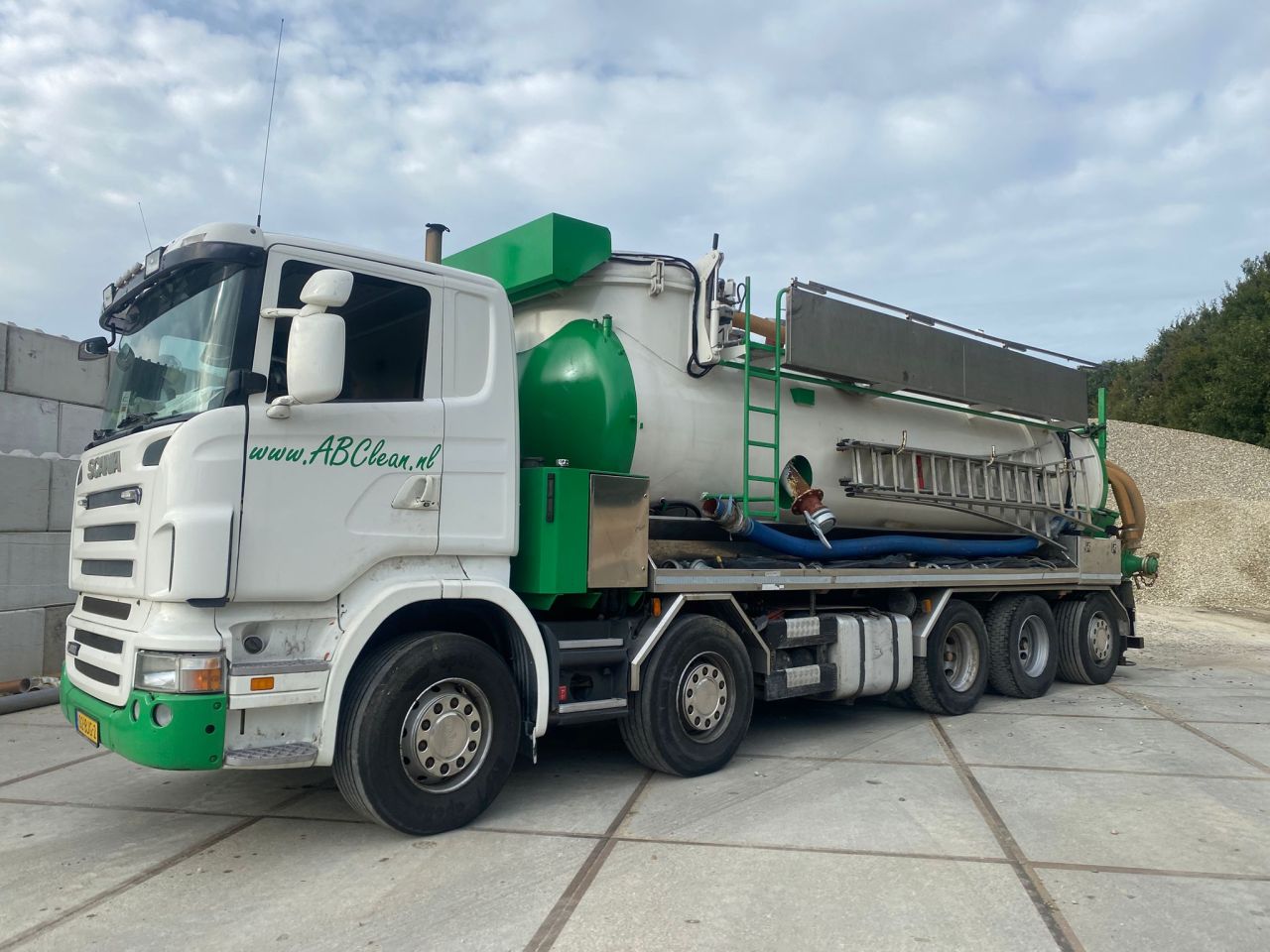 Scania R 480 10 x 4 Vacuümwagen Blaas-/Zuigauto Amphitec Vortex