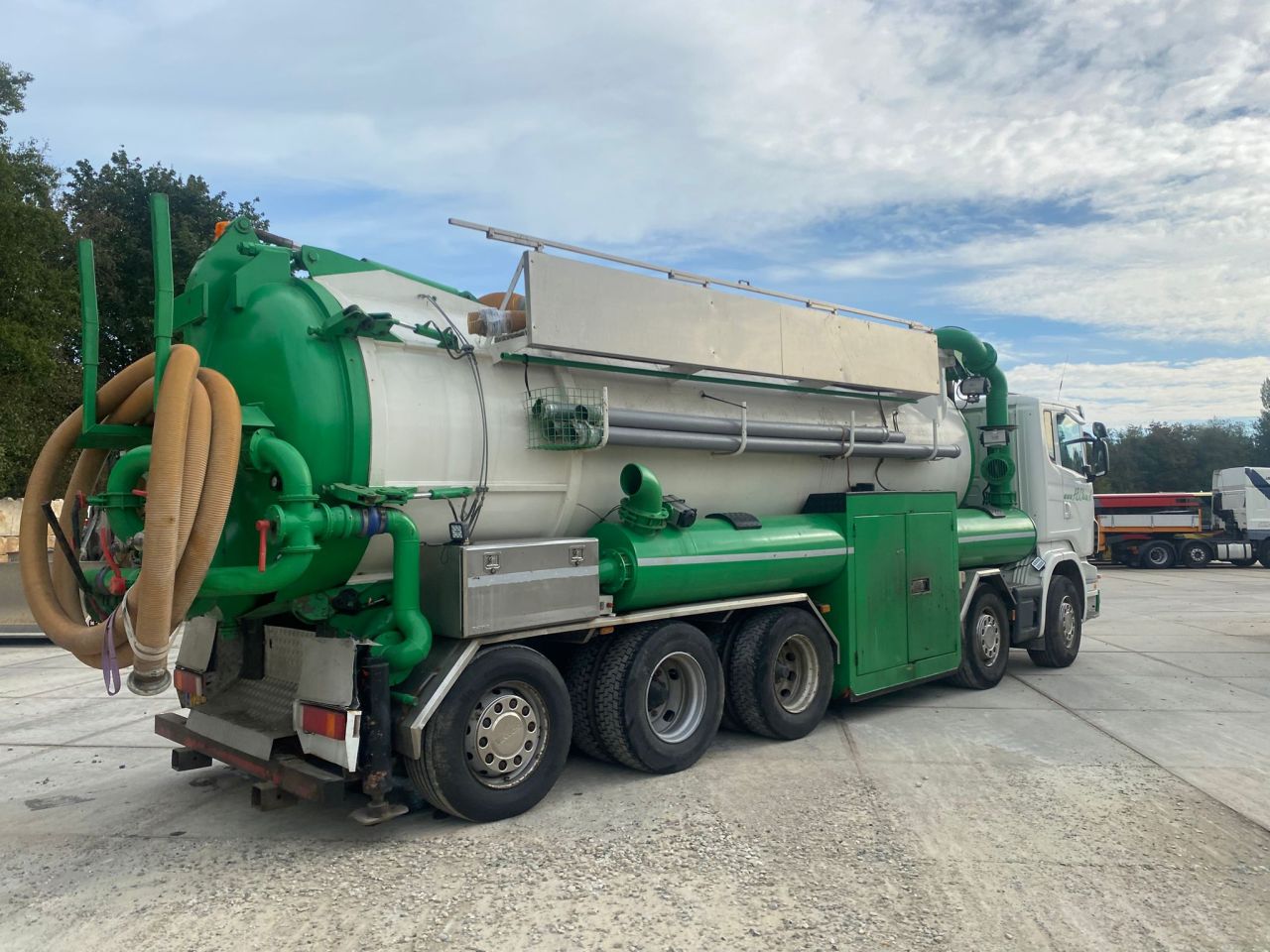 Scania R 480 10 x 4 Vacuümwagen Blaas-/Zuigauto Amphitec Vortex