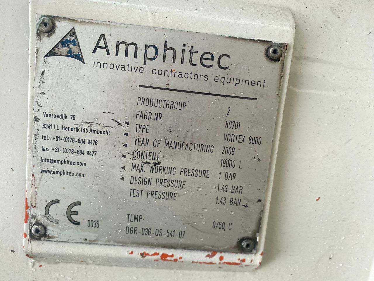 Scania R 480 10 x 4 Vacuümwagen Blaas-/Zuigauto Amphitec Vortex