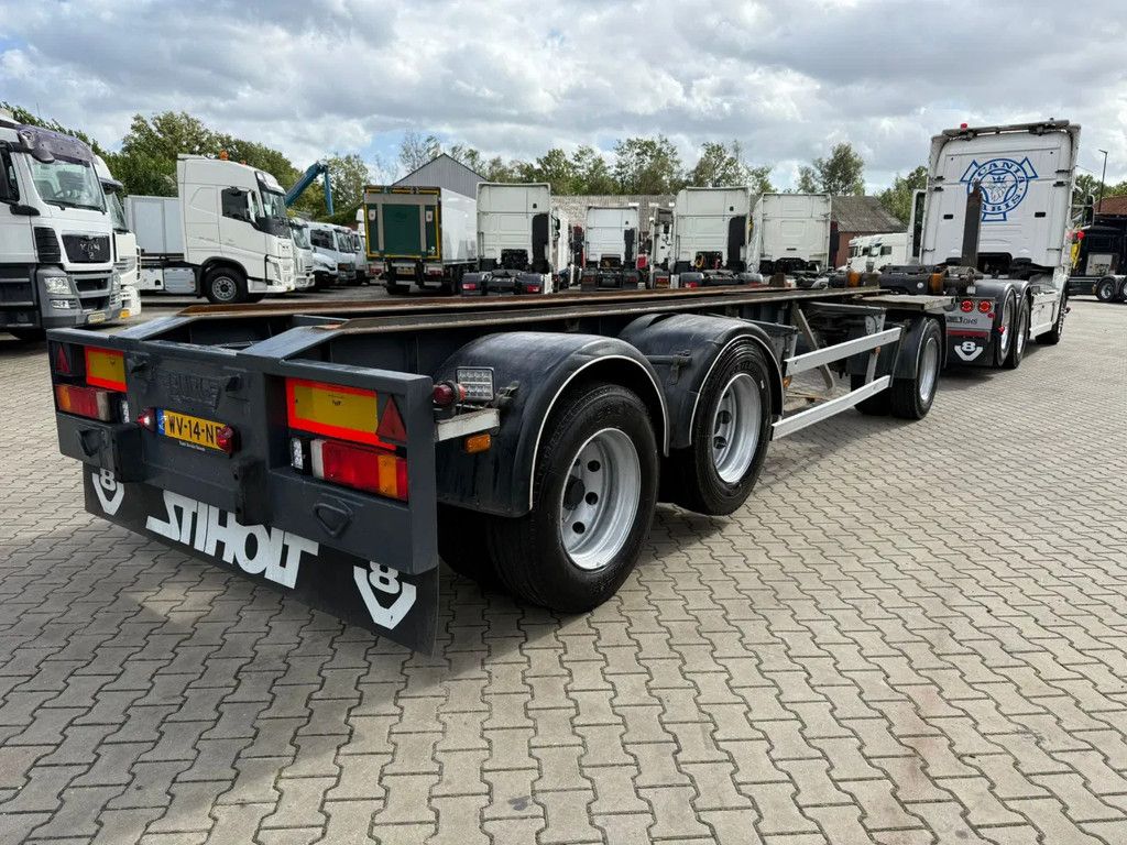 Burg 3AS Containeraanhangwagen, €3900, APK tot 28-01-2026
