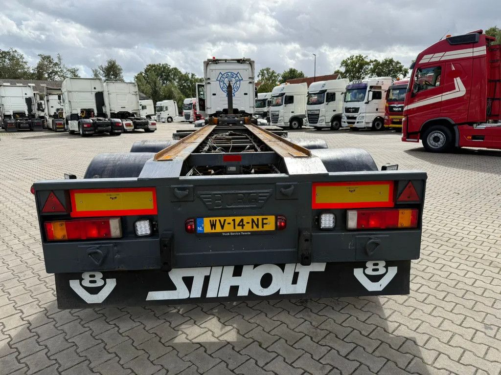 Burg 3AS Containeraanhangwagen, €3900, APK tot 28-01-2026