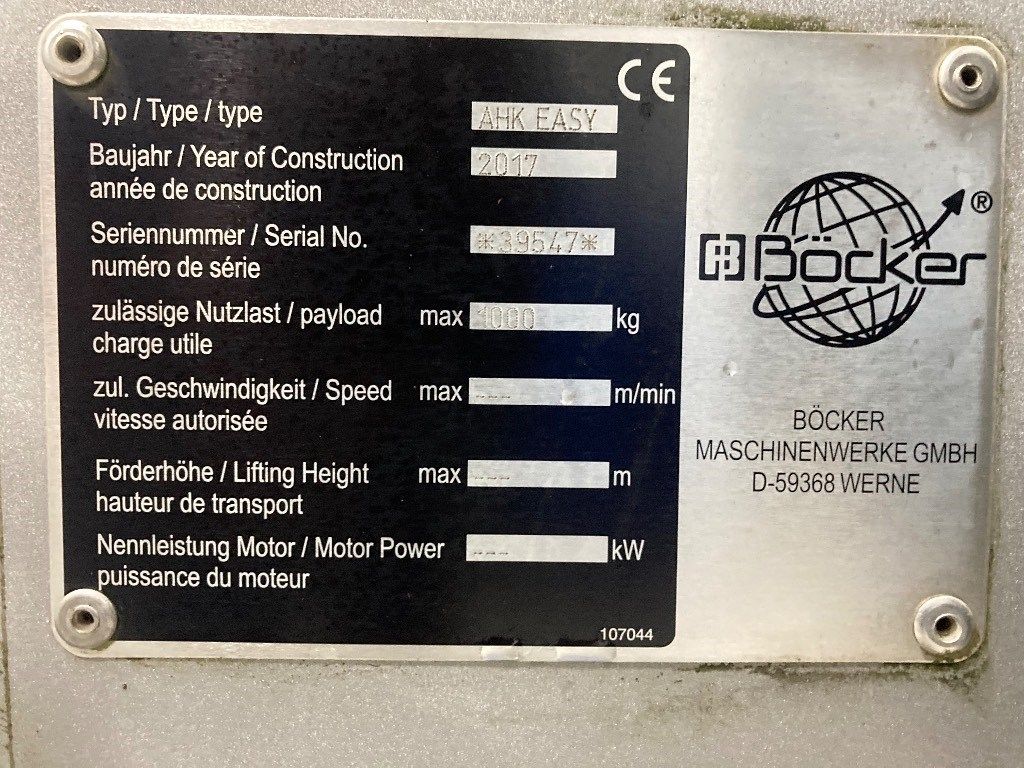 Böcker AHK 27/1200 Easyline