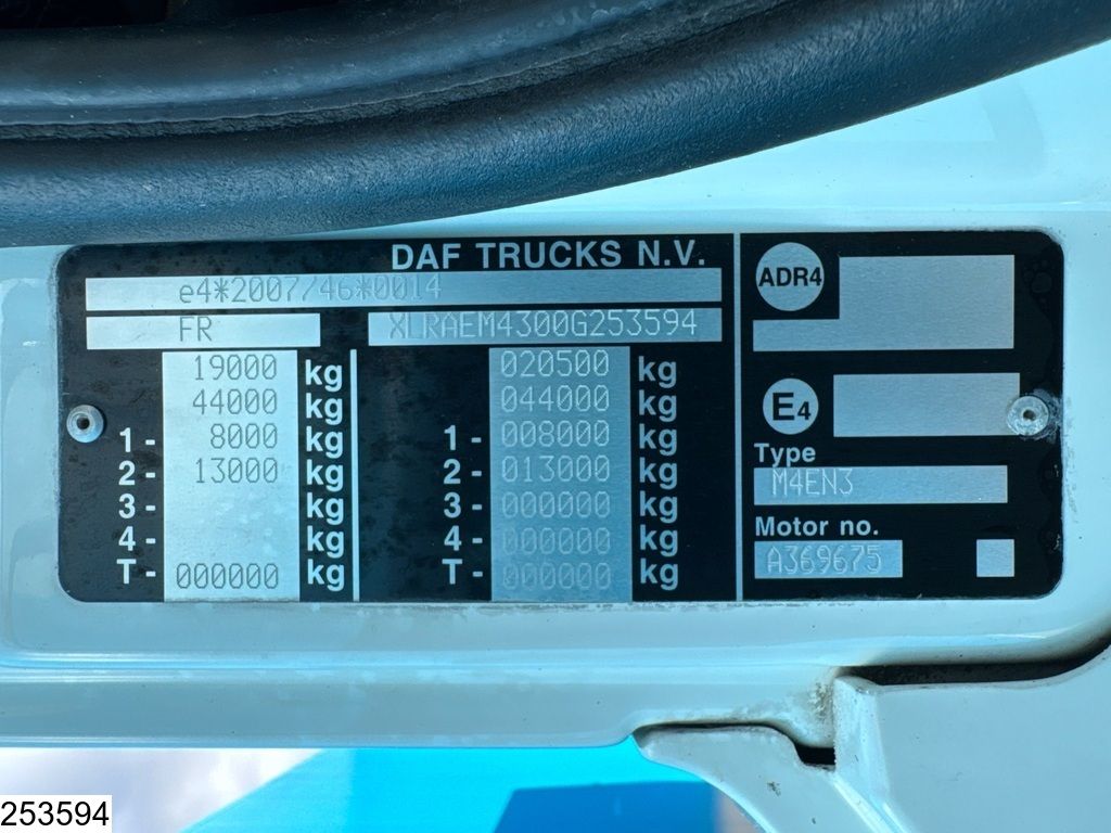 DAF CF 480 EURO 6, Standairco