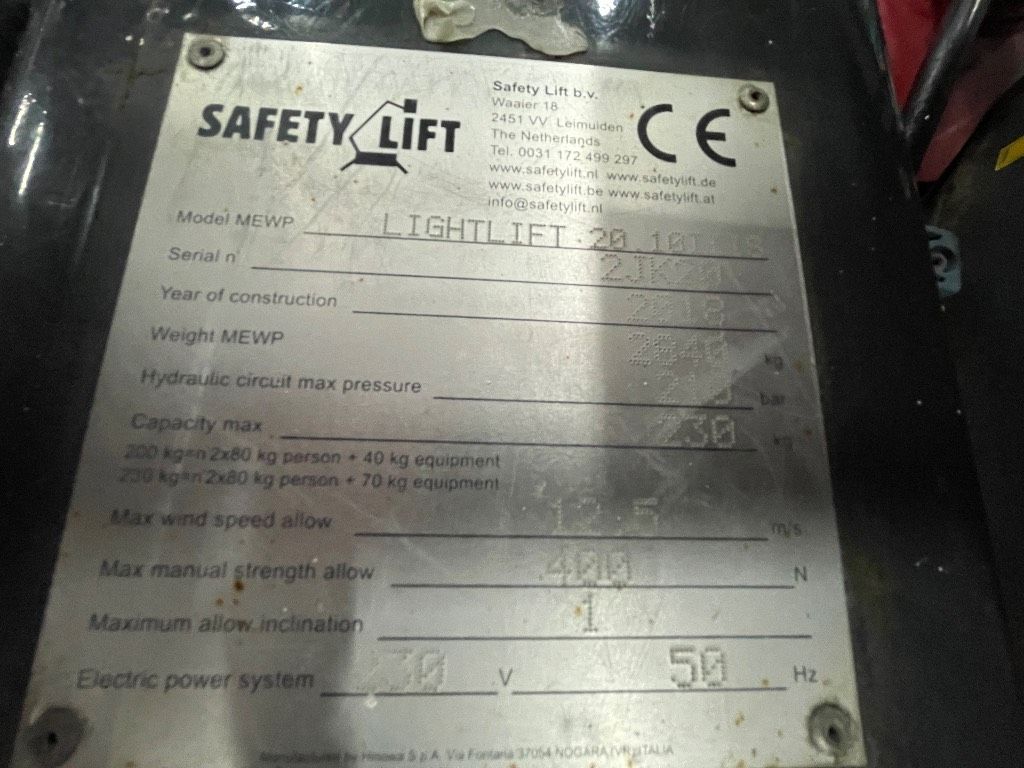 Hinowa Lightlift 20.10 IIIS