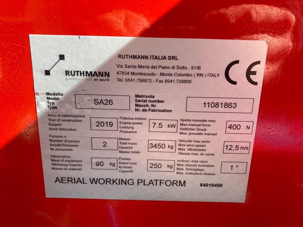 Ruthmann SA 26 Blue Hybrid