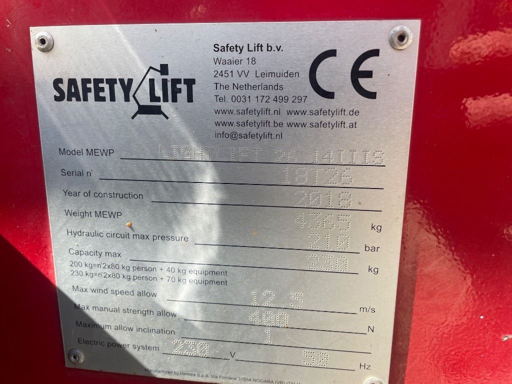 Hinowa Lightlift 26.14 III S