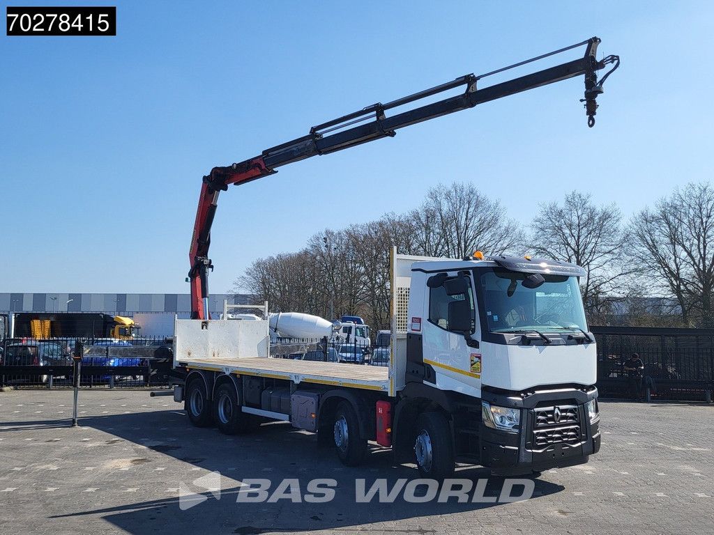 Renault C 430 8X4 Palfinger 22002 EH kran Crane Big-Axle steel suspension Euro 6