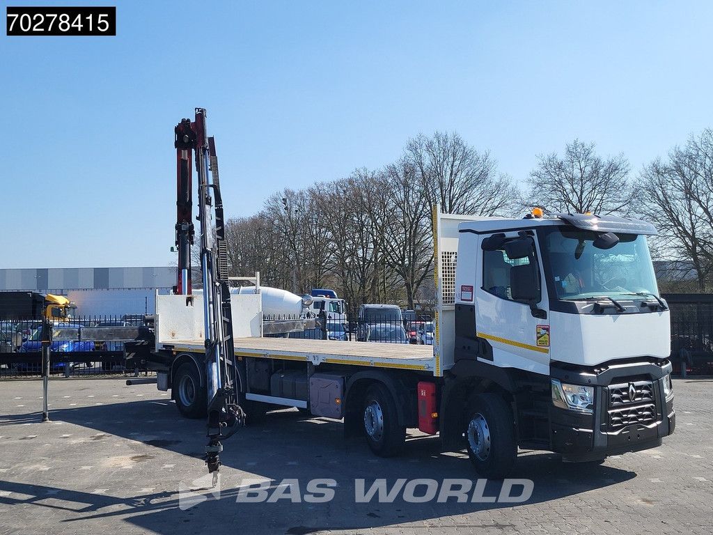 Renault C 430 8X4 Palfinger 22002 EH kran Crane Big-Axle steel suspension Euro 6