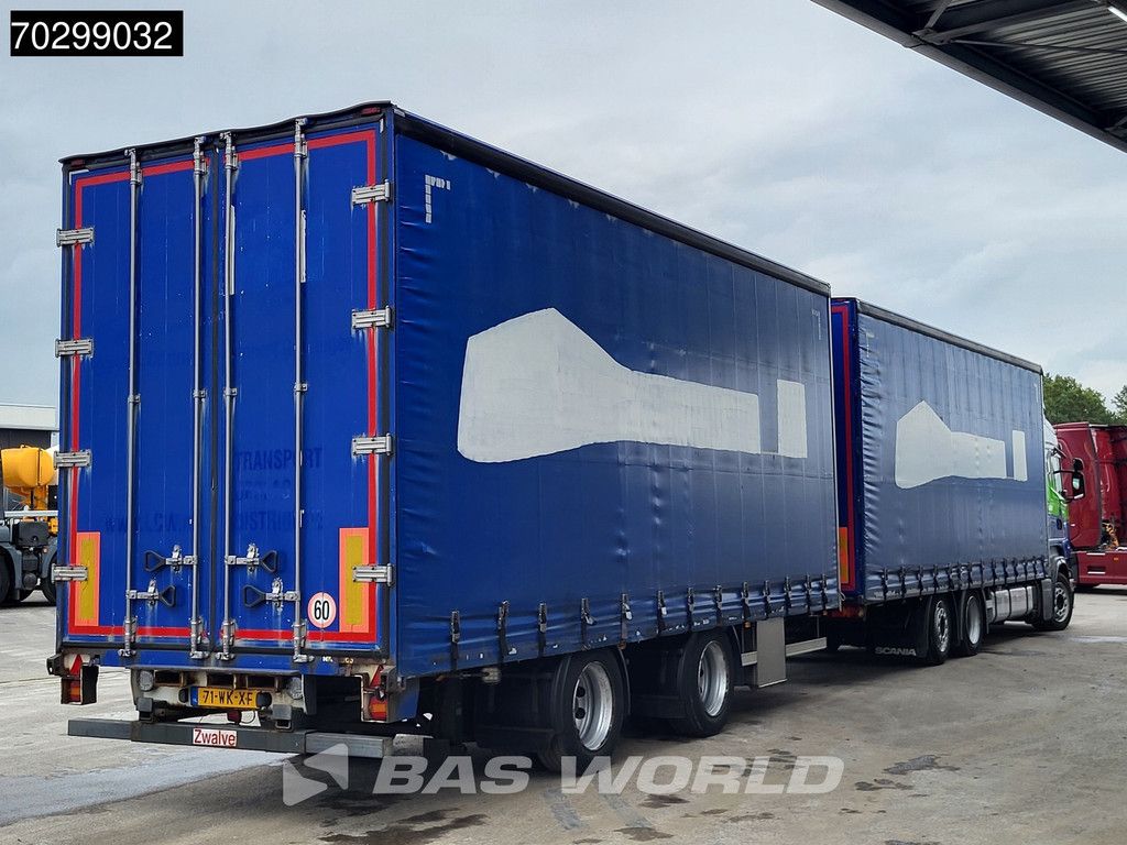 Scania R R410 6X2 NL-Combi Curtainsides Lift+steering axle Automatic Euro 6