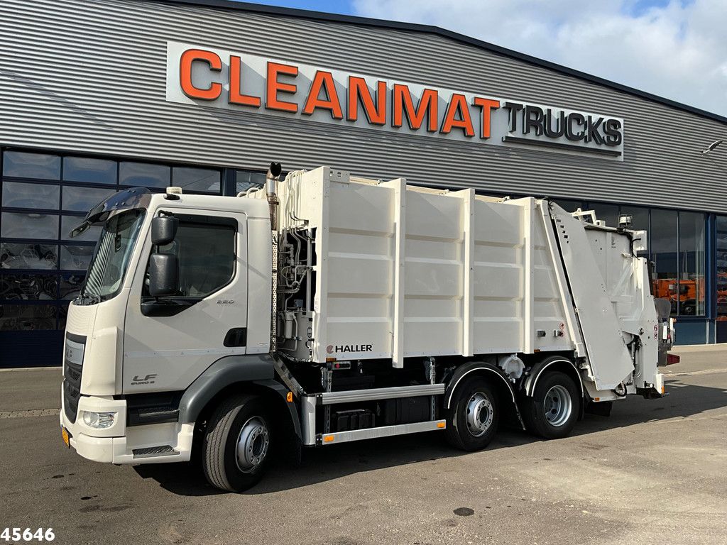 DAF FAG LF 220 Euro 6 Haller 14m³ Just 123.721 km!