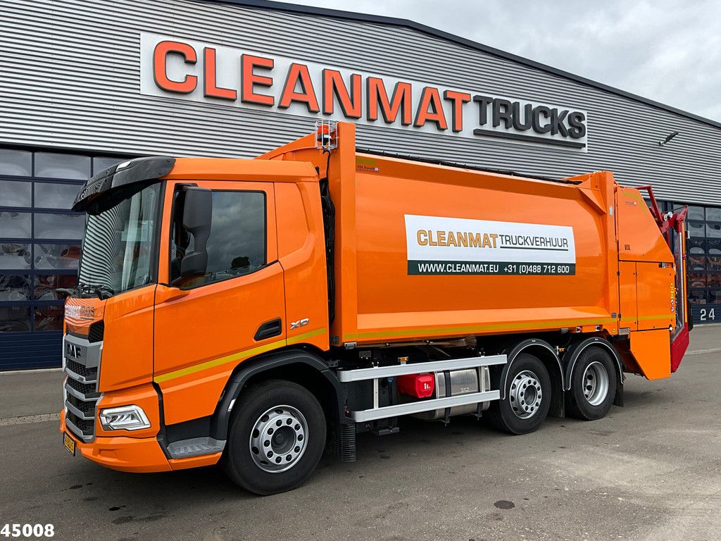 DAF FAG XD 340 Euro 6 VDL VORAX 20m³ Welvaarts weegsysteem