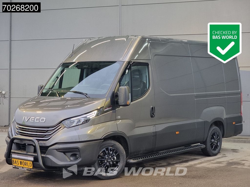 Iveco Daily 35S21 Automaat 2025model Black Edition L2H2 Trekhaak ACC LED CarPlay Camera 12m3 Airco Trekhaak