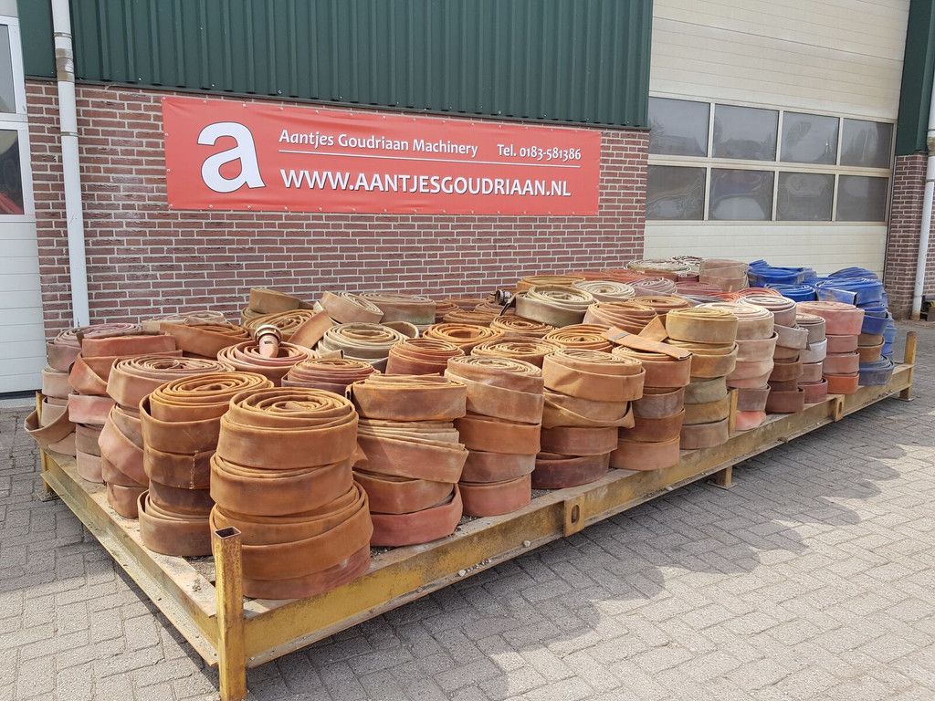 Gebruikte beregeningsslang en sproeiers