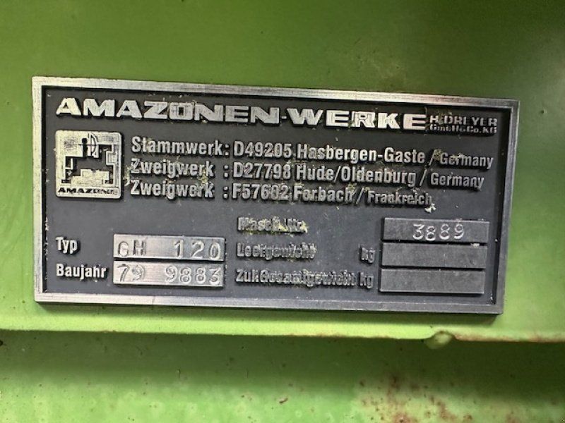 Amazone Grasshopper GH 120