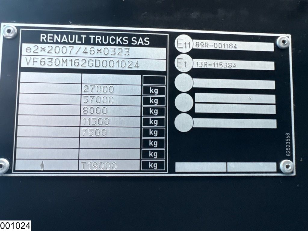 Renault C 380 EURO 6, Fassi, Remote