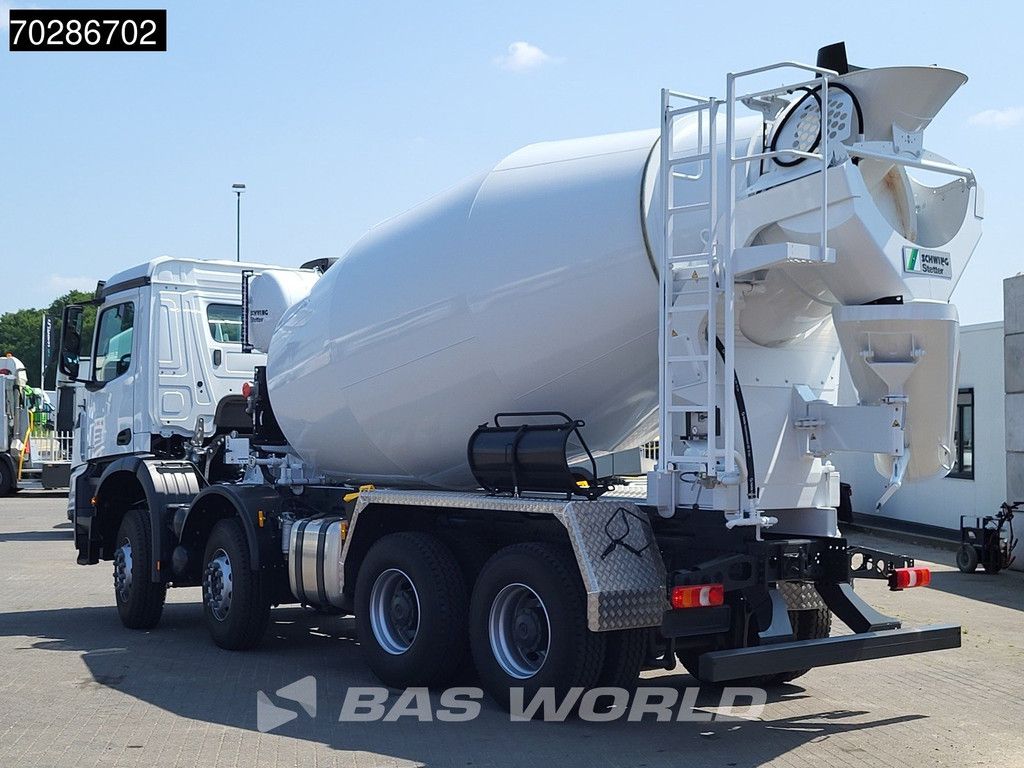 Mercedes Arocs 4145 8X4 NEW! 10m3 Schwing Stetter Mixer Manual Big-Axle Steel suspension Euro 3