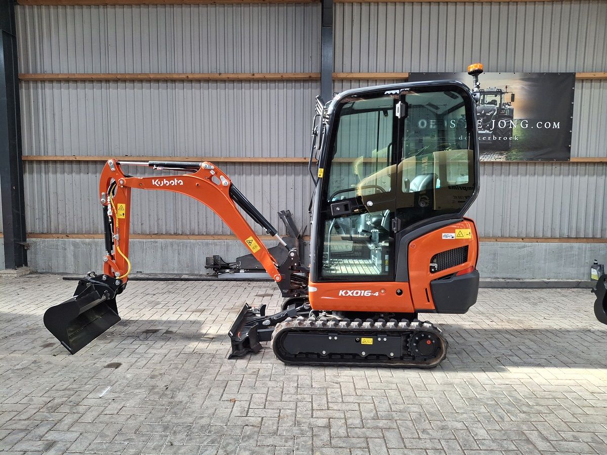 Kubota KX016-4, minigraver, minikraan, Nieuw 2025!