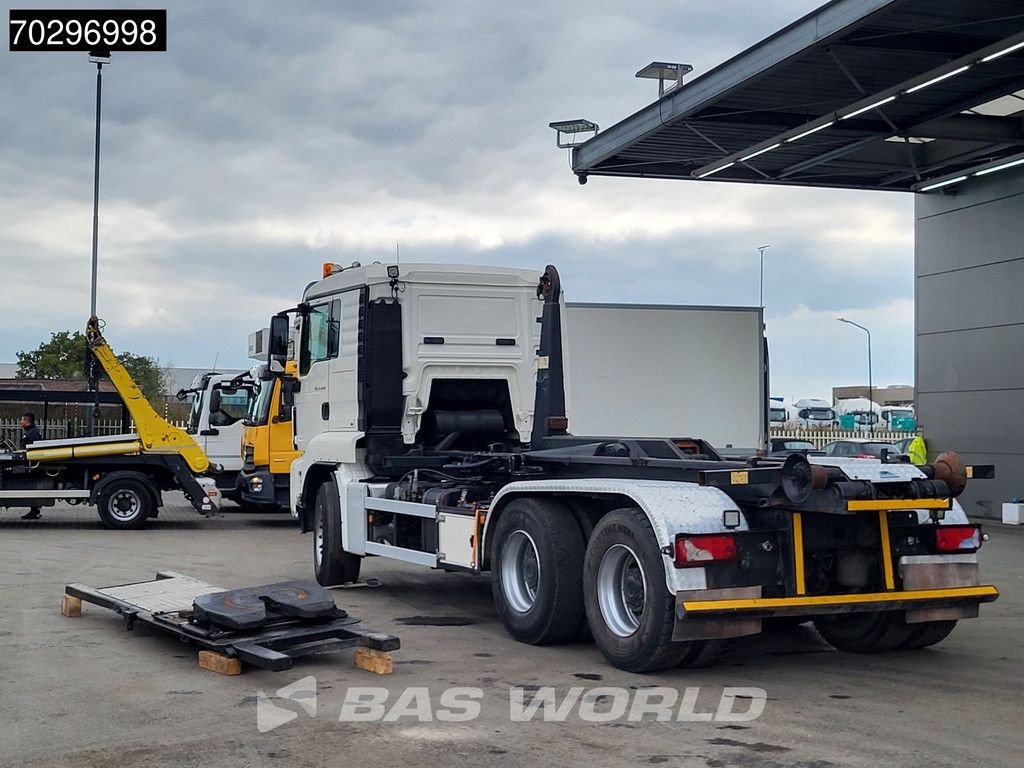 MAN TGS 33.440 6X4 25Ton AJK NHS25-5930 hooklift with 5th wheel Wechselsystem Manual Big-Axle Euro 5