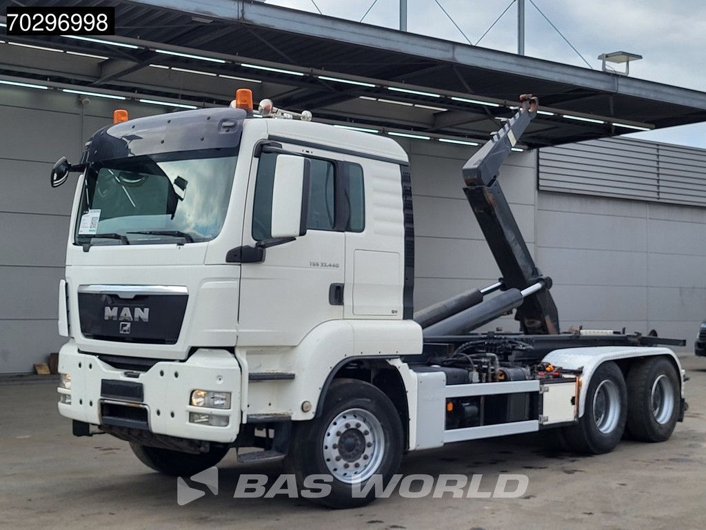 MAN TGS 33.440 6X4 25Ton AJK NHS25-5930 hooklift with 5th wheel Wechselsystem Manual Big-Axle Euro 5
