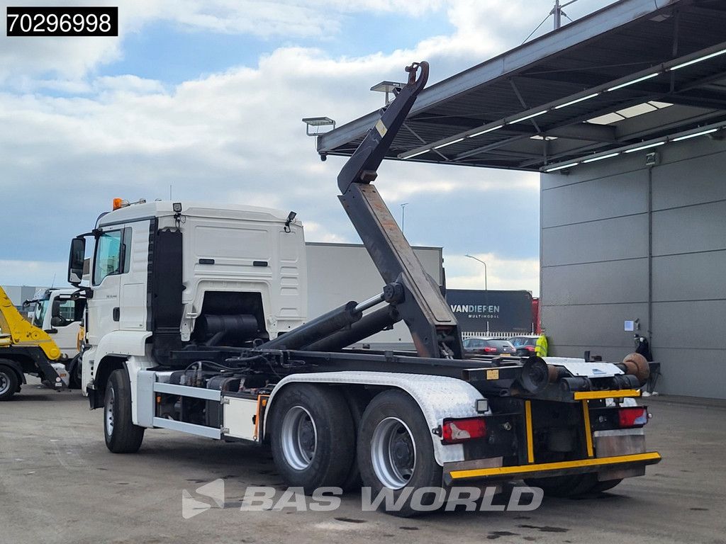 MAN TGS 33.440 6X4 25Ton AJK NHS25-5930 hooklift with 5th wheel Wechselsystem Manual Big-Axle Euro 5