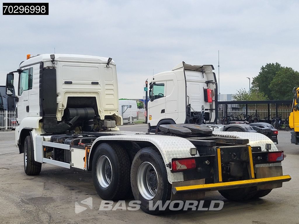 MAN TGS 33.440 6X4 25Ton AJK NHS25-5930 hooklift with 5th wheel Wechselsystem Manual Big-Axle Euro 5