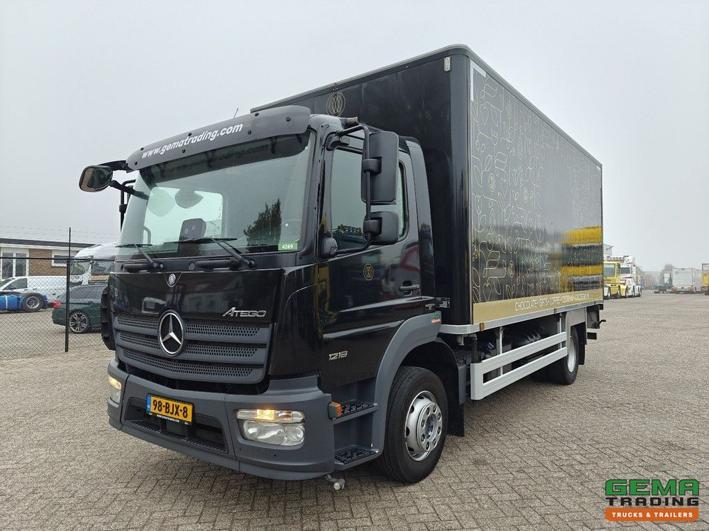 Mercedes-Benz Atego 1218 4x2 Daycab Euro 6C - Chereau Refrigerated Box 5.4M - Autoclima Longrun cooler + Tail lift 1500KG - Side door