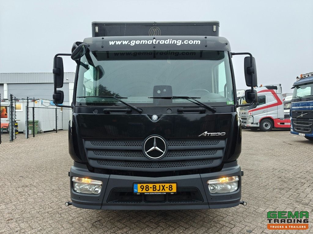 Mercedes-Benz Atego 1218 4x2 Daycab Euro 6C - Chereau Refrigerated Box 5.4M - Autoclima Longrun cooler + Tail lift 1500KG - Side door
